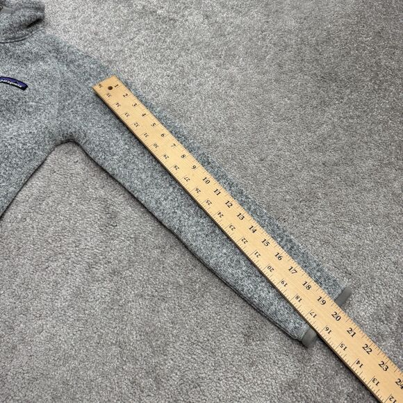 Patagonia Better Sweater 1/4 Zip Fleece Jacket Women XS Gray Outdoor Hiking Camp - Picture 13 of 14